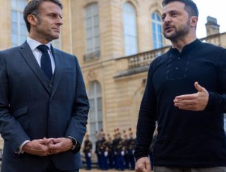 Zelensky aborda com Macron possível envio de tropas estrangeiras para a Ucrânia