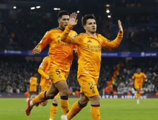 Real Madrid fica atrás por duas vezes, mas vence o Manchester City de virada