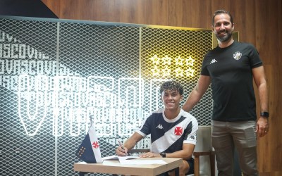 Vasco renova com Lukas Zuccarello, promessa da base, até 2028