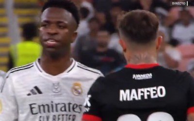 Confusão entre jogadores do Real Madrid e do Mallorca marca semifinal da Supercopa