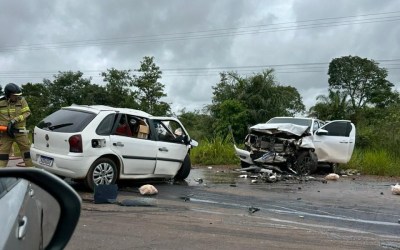 Três pessoas morrem e quatro ficam feridas após acidente na RO-010 em Rolim de Moura, RO