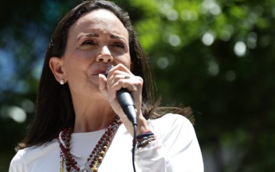 María Corina agradece a Bukele por apoiar luta dos venezuelanos pela democracia