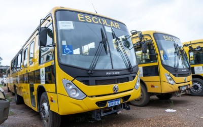 Ônibus escolares serão guardados no pátio do Exército após ataques criminosos em Porto Velho