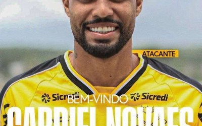 Criciúma anuncia atacante Gabriel Novaes