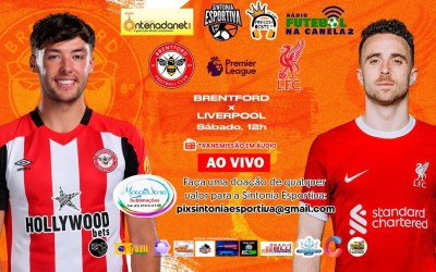 Brentford x Liverpool - Campeonato Inglês 2024/25 - Ao vivo - globoesporte.com