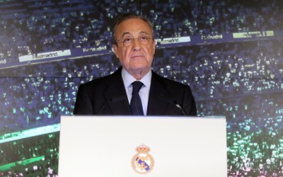 Sem rival, Florentino Pérez é reeleito em menos de meia hora para sétimo mandato no Real Madrid