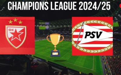 Estrela Vermelha x PSV Eindhoven - Liga dos Campeões 2024/2025 - Ao vivo - globoesporte.com