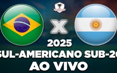 Brasil x Argentina - Campeonato Sul-Americano Sub-20 2025 - Ao vivo - globoesporte.com