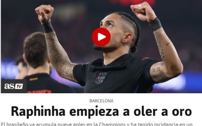 Jornal coloca Raphinha como candidato à Bola de Ouro: "Voltou a crescer"